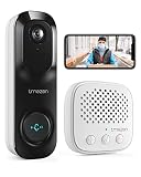 TMEZON Doorbell Camera Wireless, Video Doorbell with Wireless Chime for Home Security