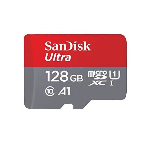SanDisk 128GB Ultra MicroSDXC UHS-I Memory Card with Adapter - 100MB/s, C10, U1, Full HD, A1, Micro SD Card - SDSQUAR-128G-GN6MA
