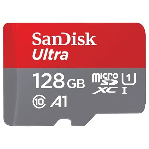SanDisk 128GB Ultra microSDXC UHS-I Memory Card with Adapter - 120MB/s, C10, U1, Full HD, A1, Micro SD Card - SDSQUA4-128G-GN6MA
