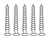 5 Mounting Screws