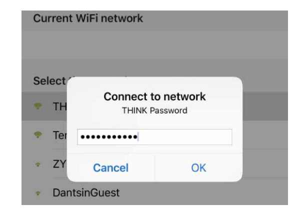 Enter your WiFi password 2