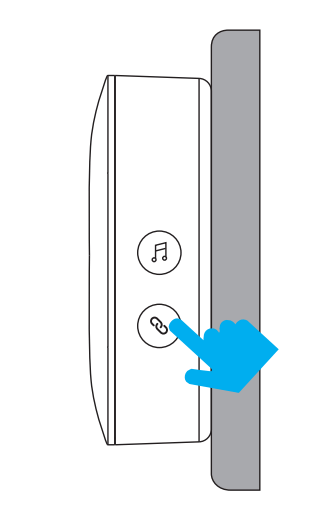 Set up your chime with the video doorbell.