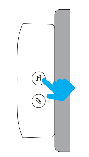 Set up your chime with the video doorbell.
