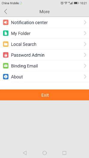 Account Settings for Mobile Devices