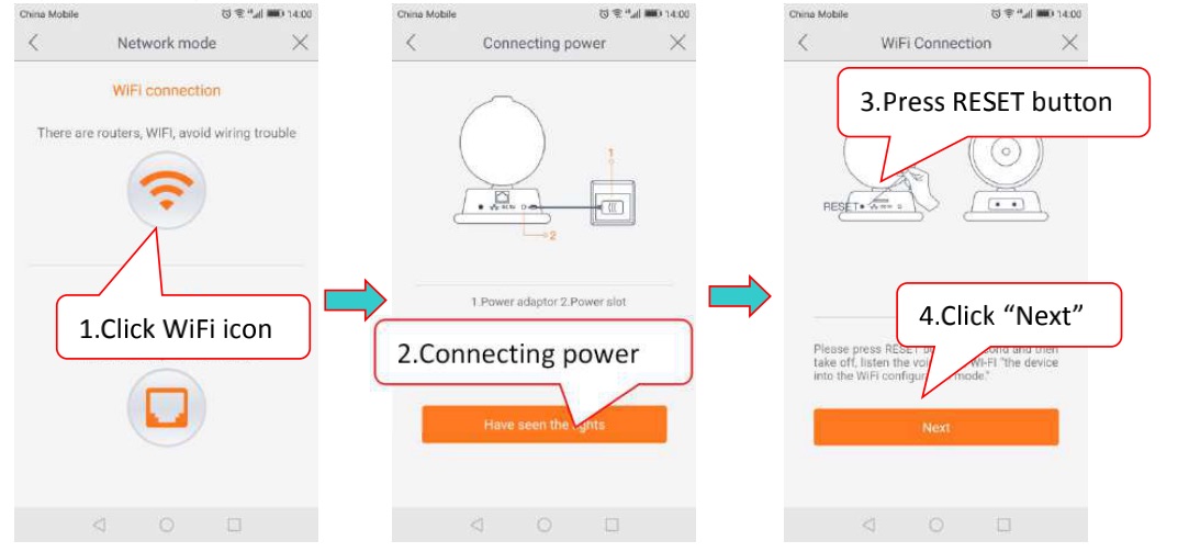 Wi-Fi connection