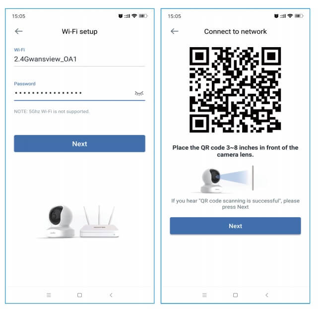 Connect to network