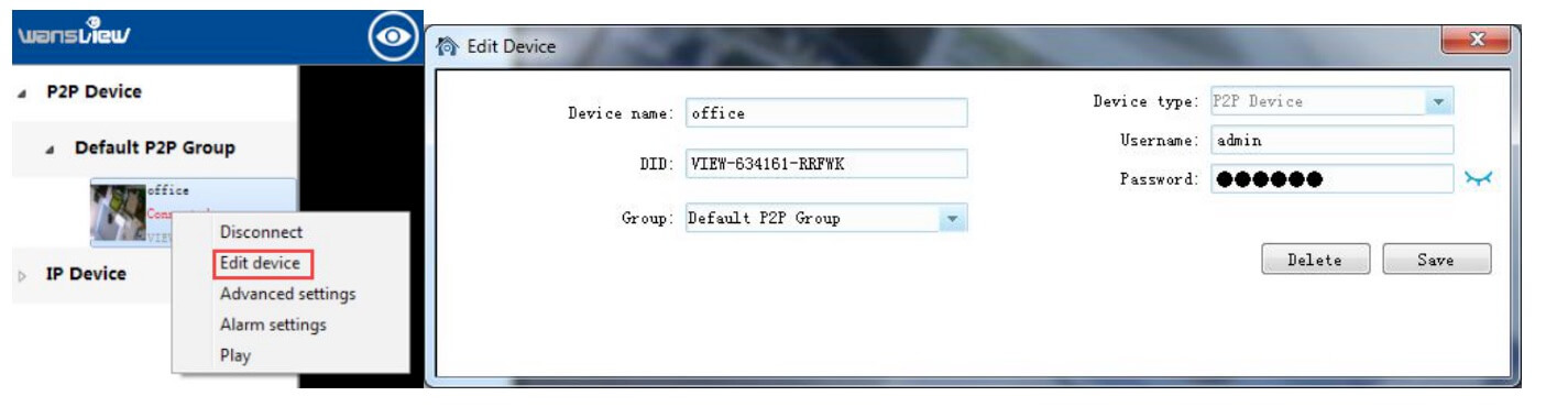 Edit Device