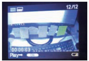 Functions of operating buttons in replay mode