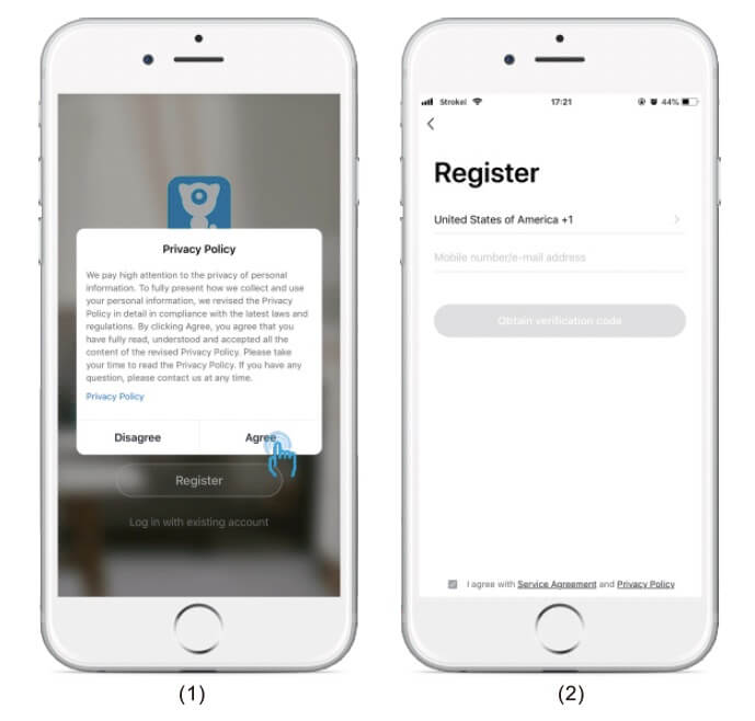 Accounts Registration