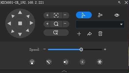 PTZ Control Panel