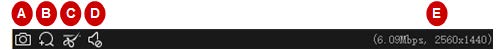 Playback Window Toolbar