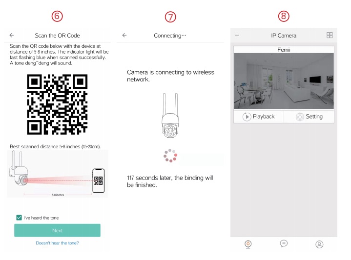 Adding the device through the following steps