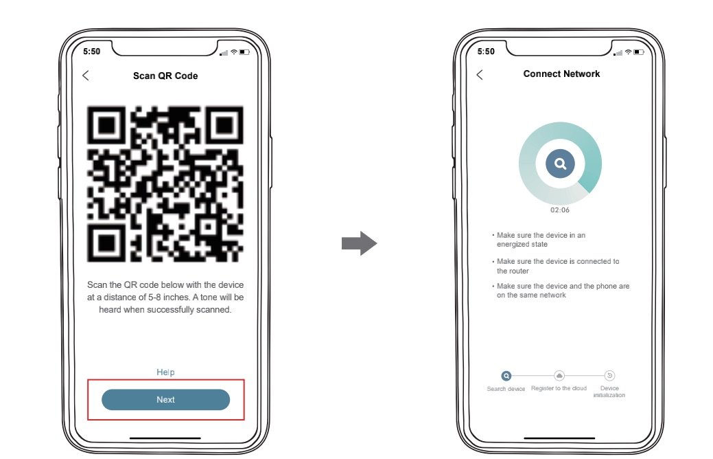 Connect ZUMIMALL Doorbell Camera to App