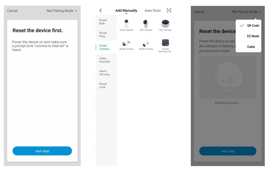 Connect to NGTeco camera through LAN cable