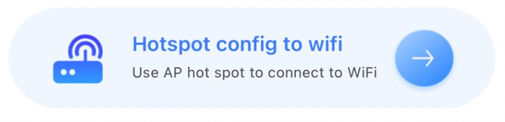 Hotspot config to wifi -yi iot