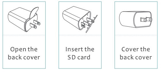 How do I insert the SD card