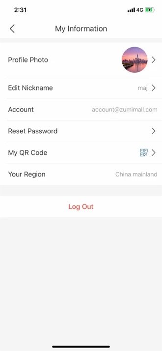 ZUMIMALL app