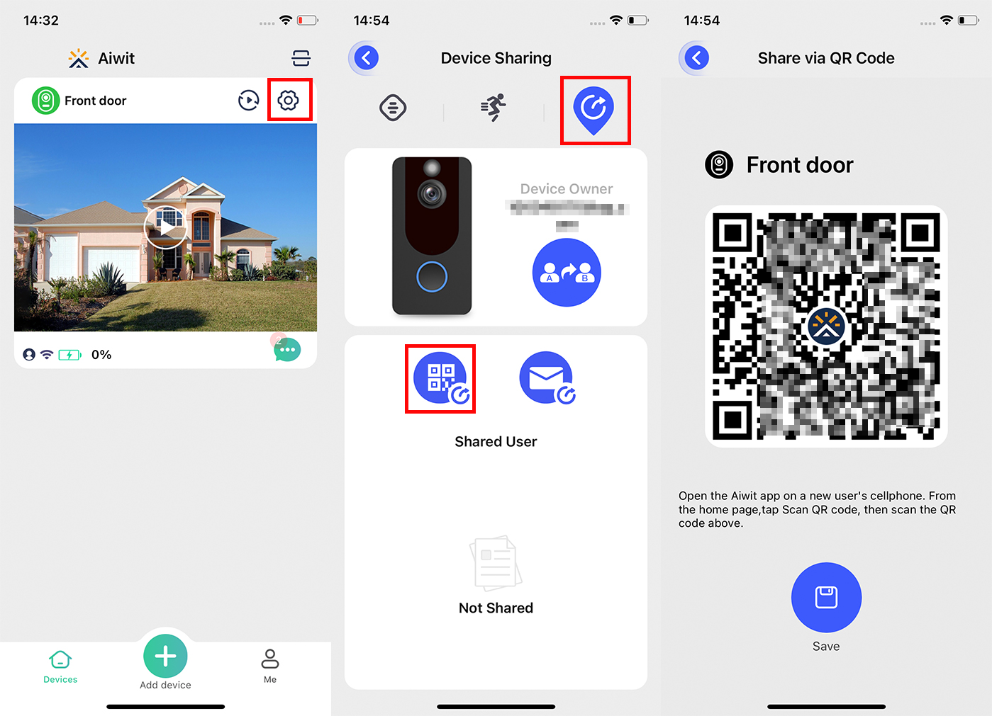 QR Code Sharing