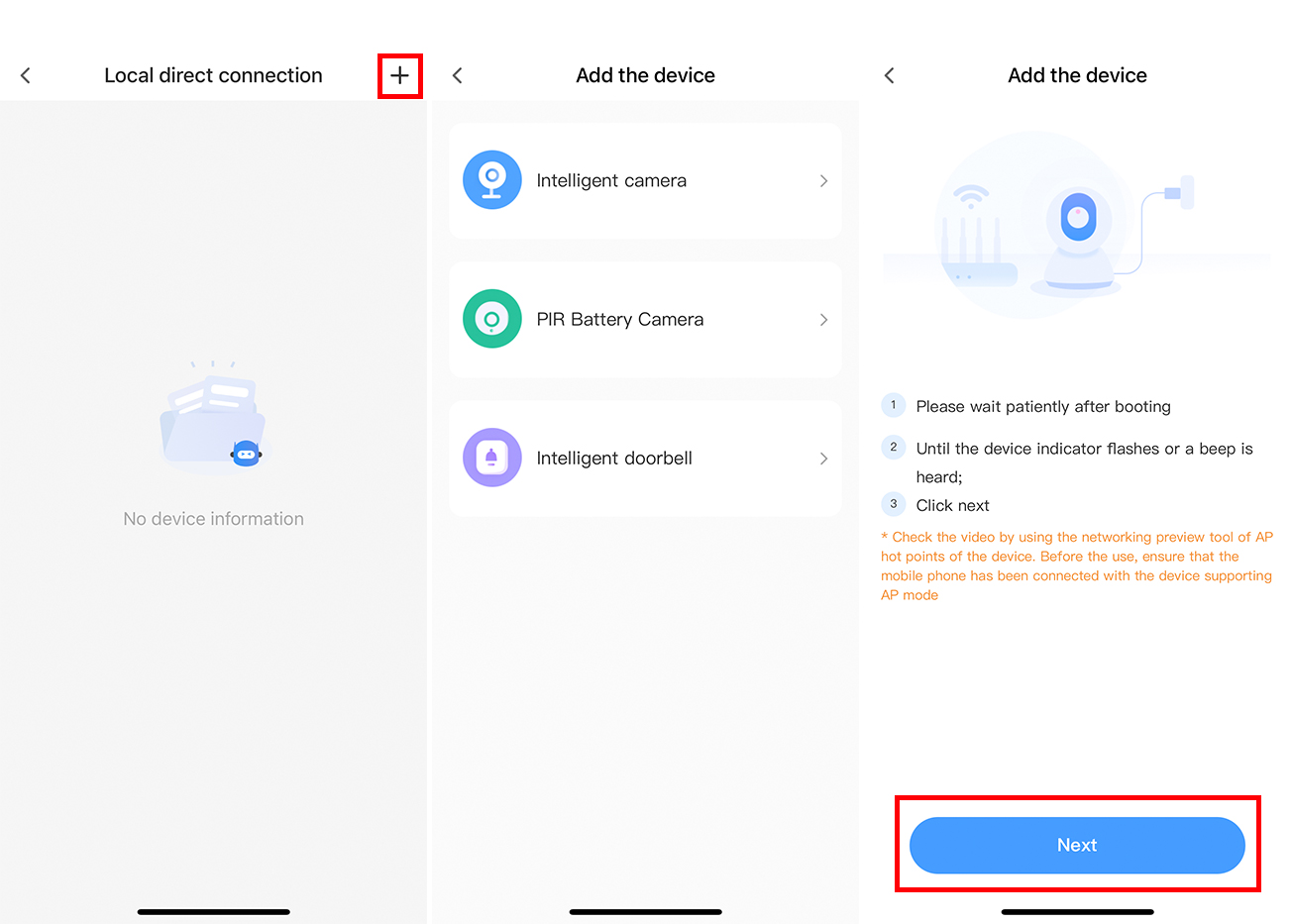Local connection to YCC365 PLUS Camera