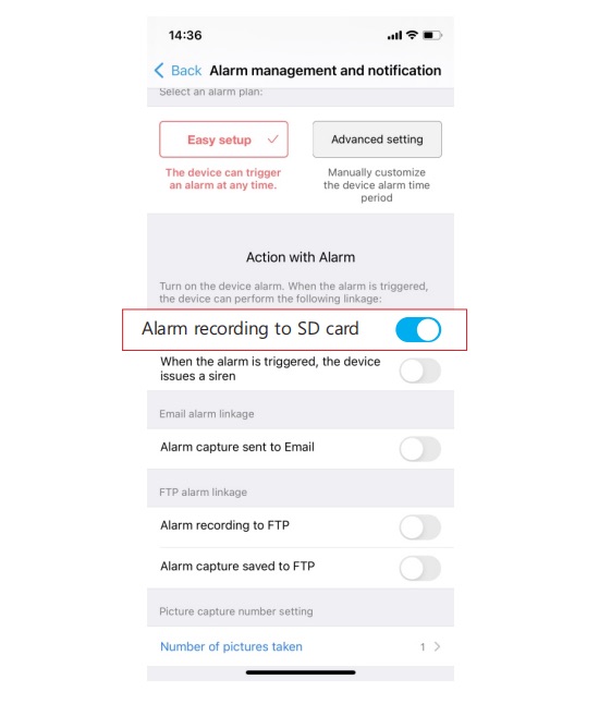 Save Motion Videos to micro SD Card