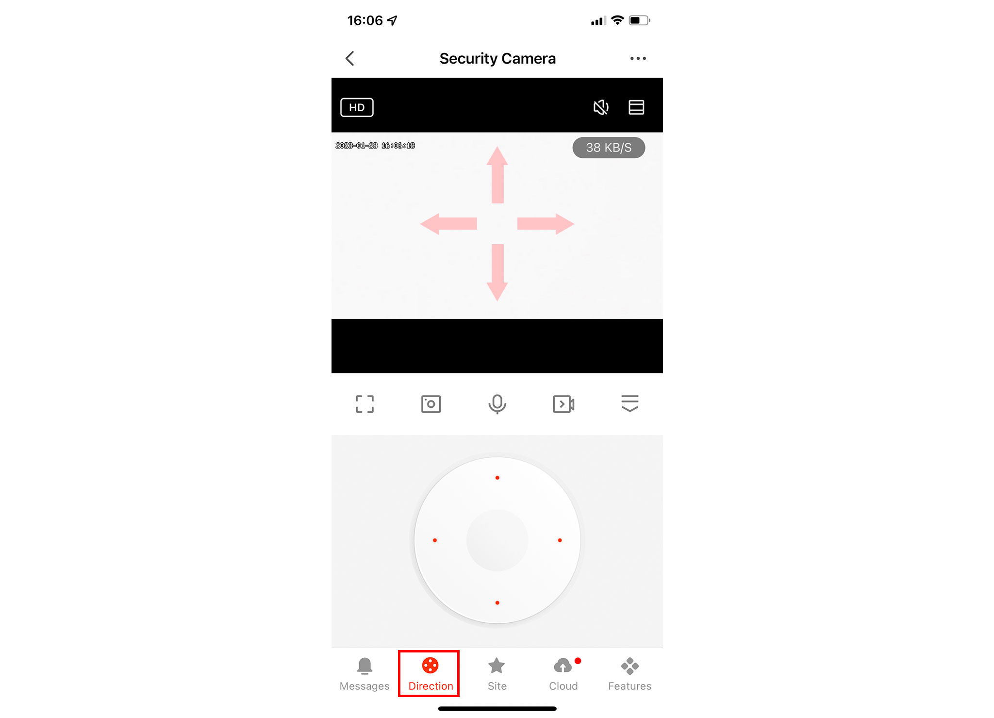Controlling camera movement - set up Smart Life or Tuya camera