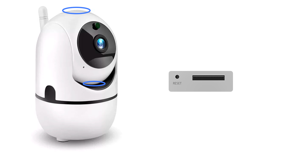 YCC365 Plus Indoor camera Reset Button