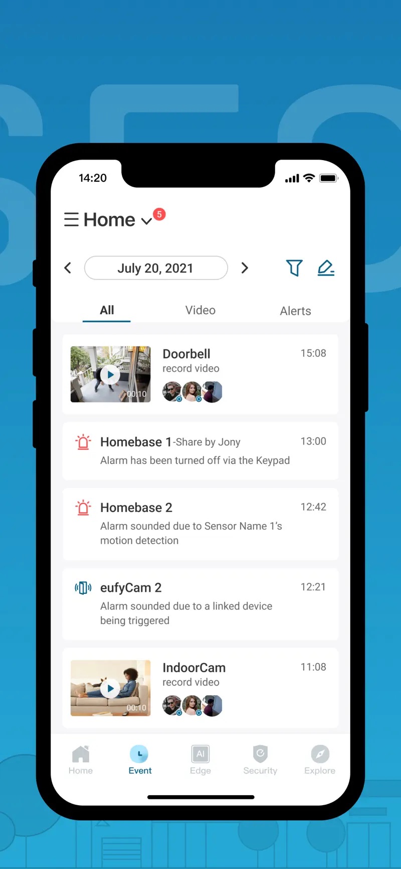 eufy Security app