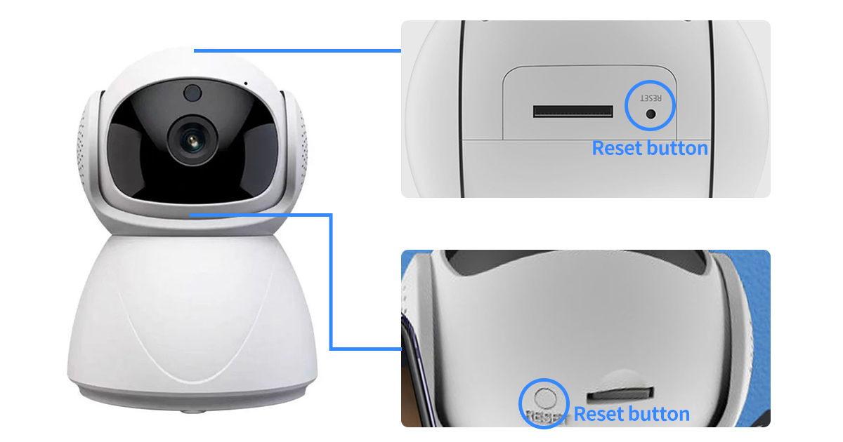 yi iot Indoor camera reset button