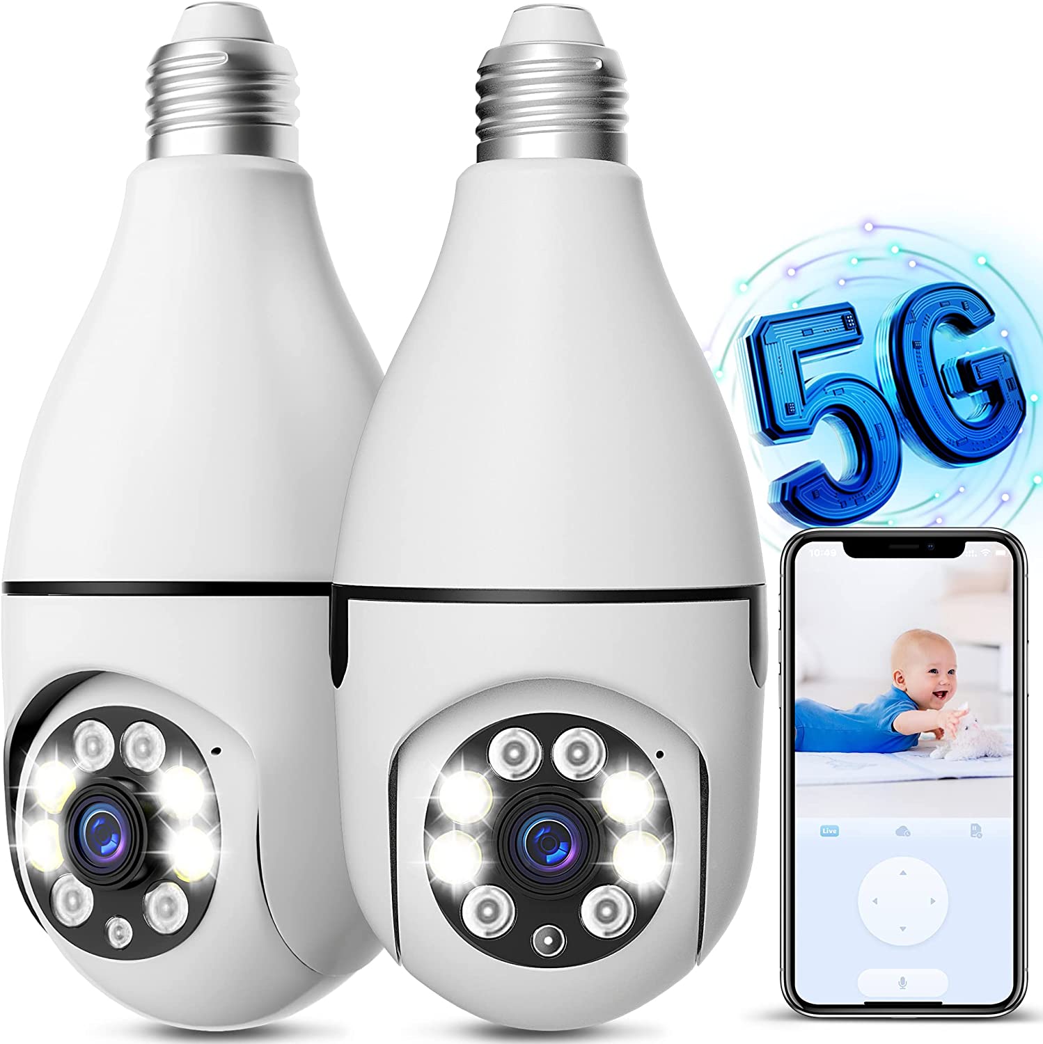 5G YI IoT Light Bulb Camera