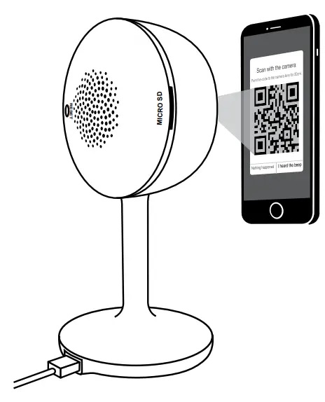 Connect MERCURY Camera - QR Code Mode