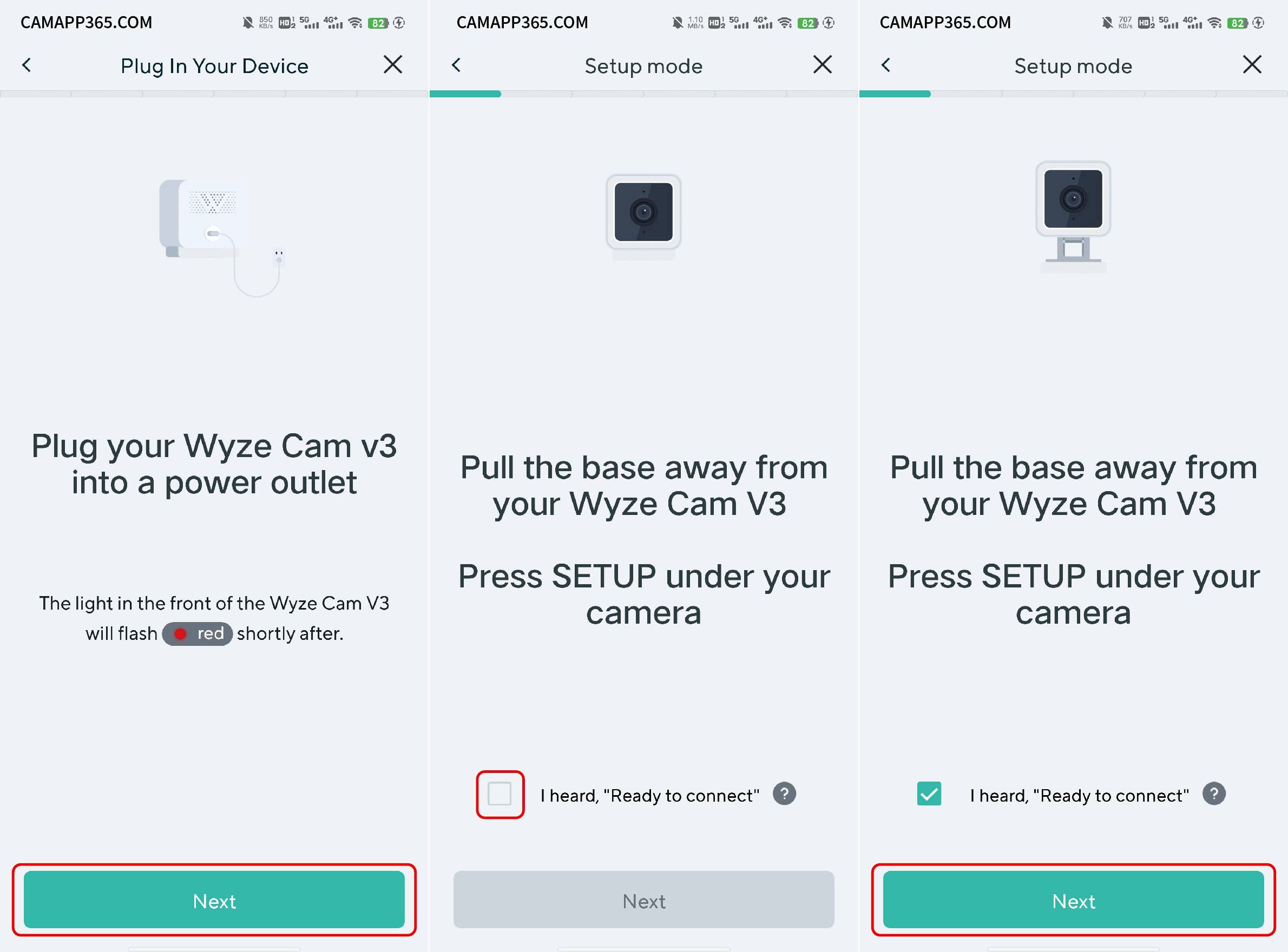 Connect Wyze Cam v3