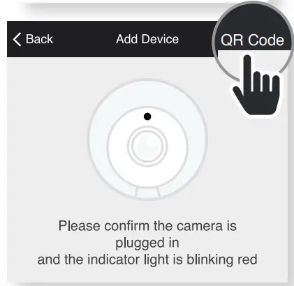 Connect MERCURY Camera - QR Code Mode