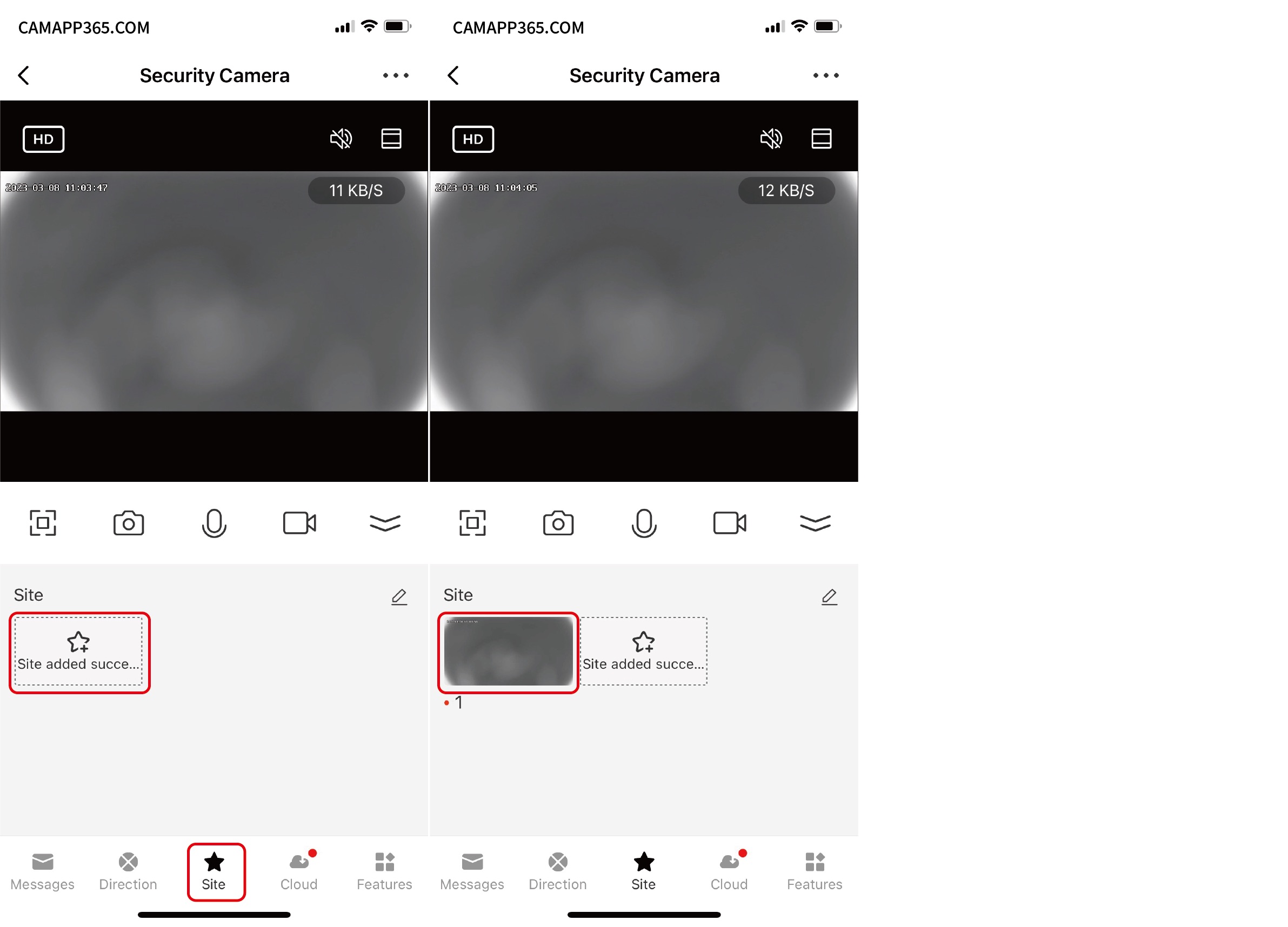 Quickly move the camera - LaView Camera Setup Manual