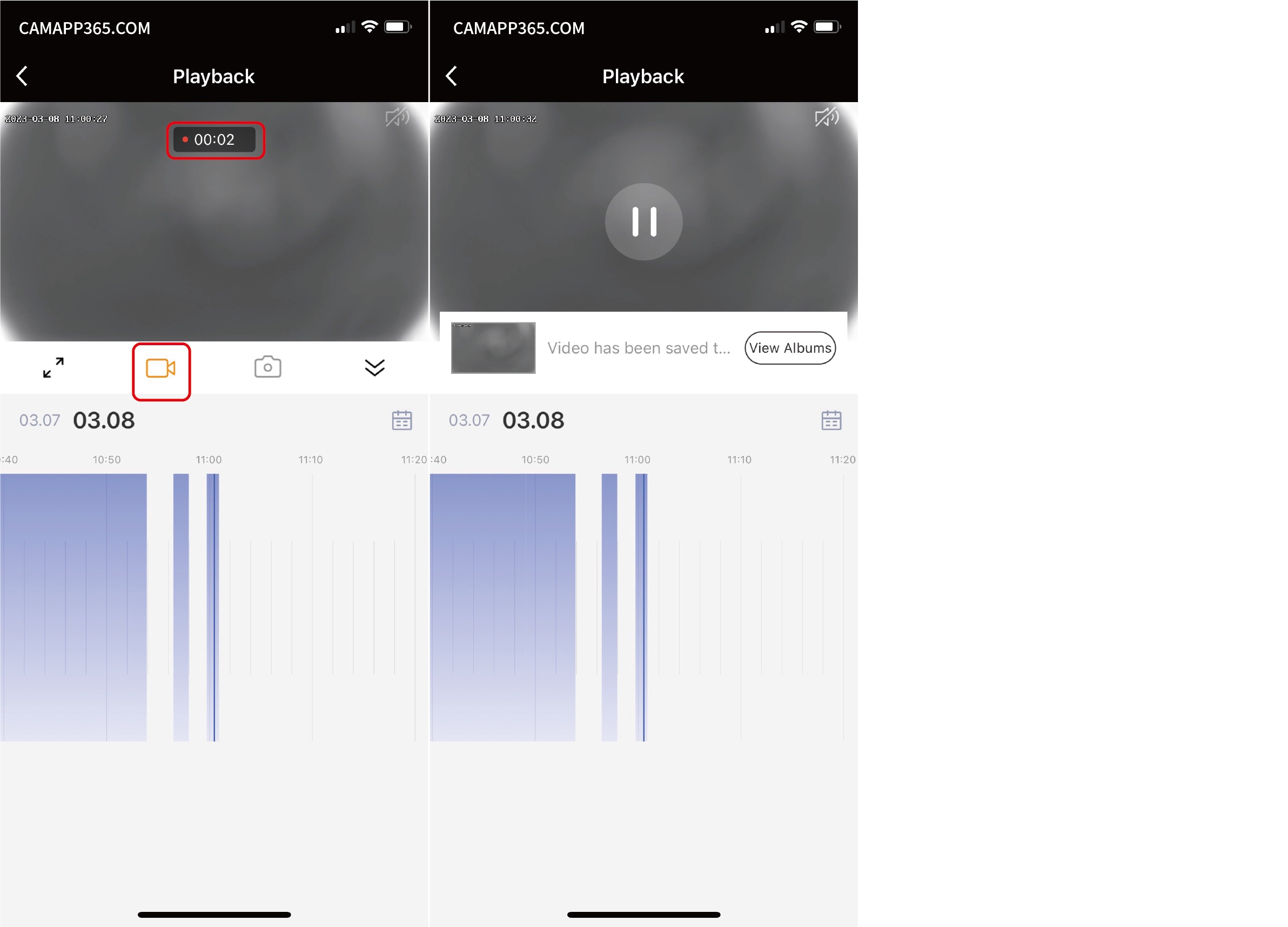 Save recording video to your phone - LaView Camera Setup Manual