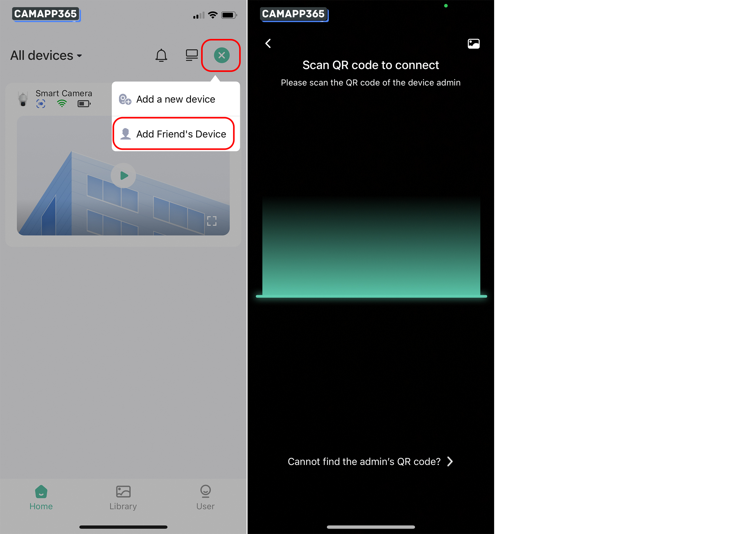 Share VicoHome&nbsp;Camera