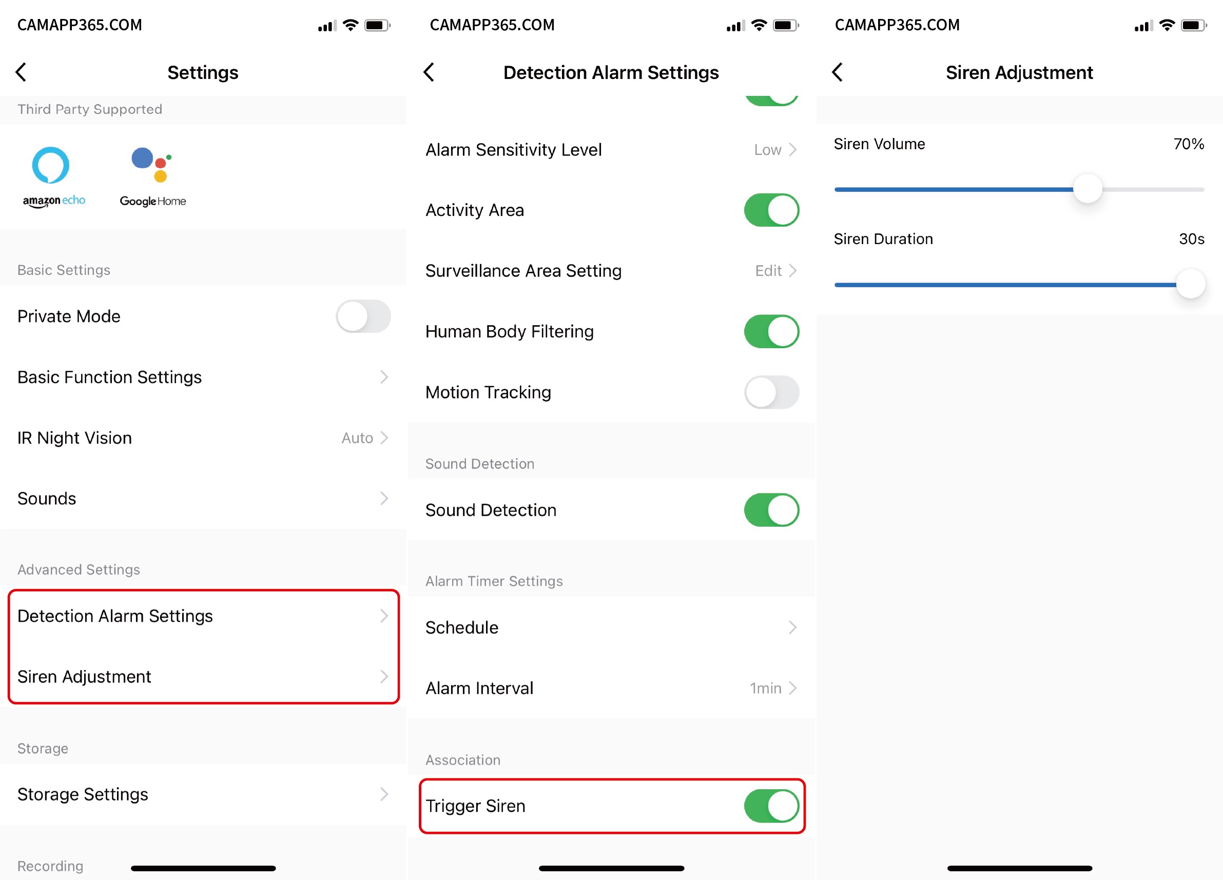 Siren Sound - LaView Camera Setup Manual