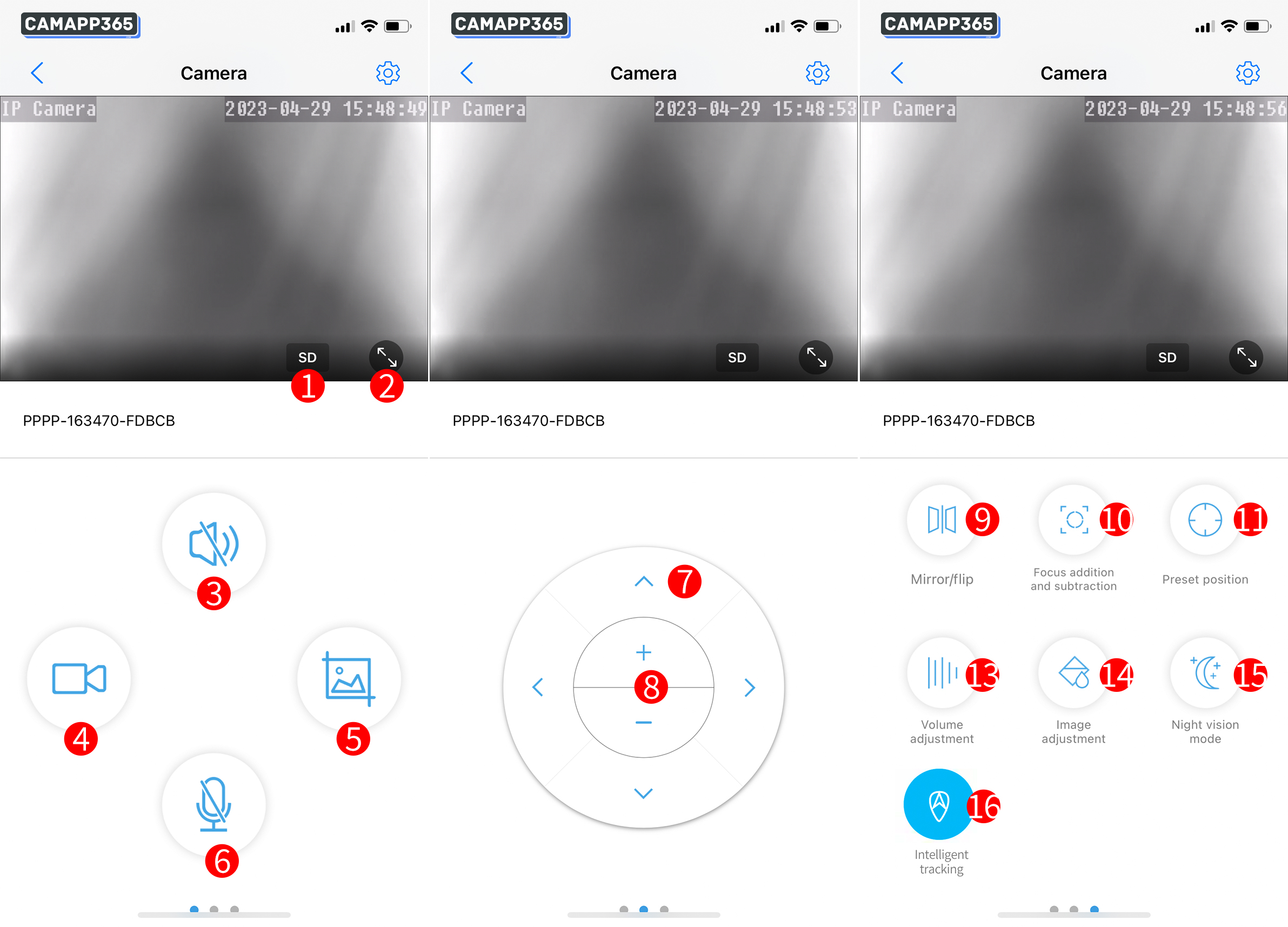 CamHiPro APP interface description