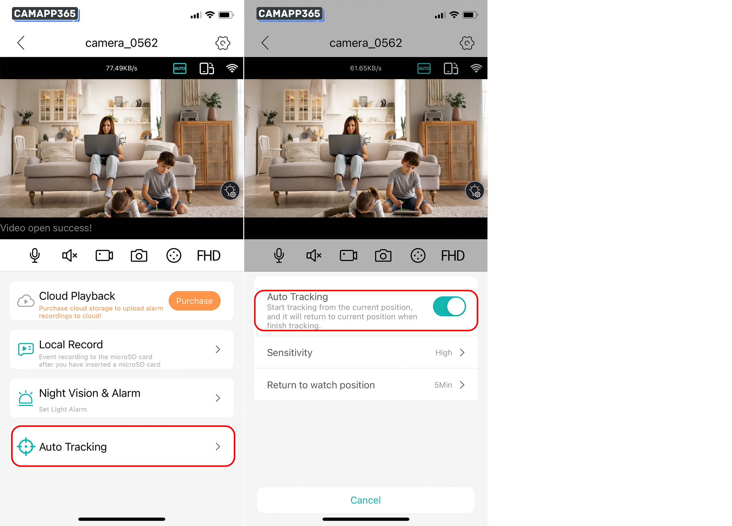 Auto Tracking
