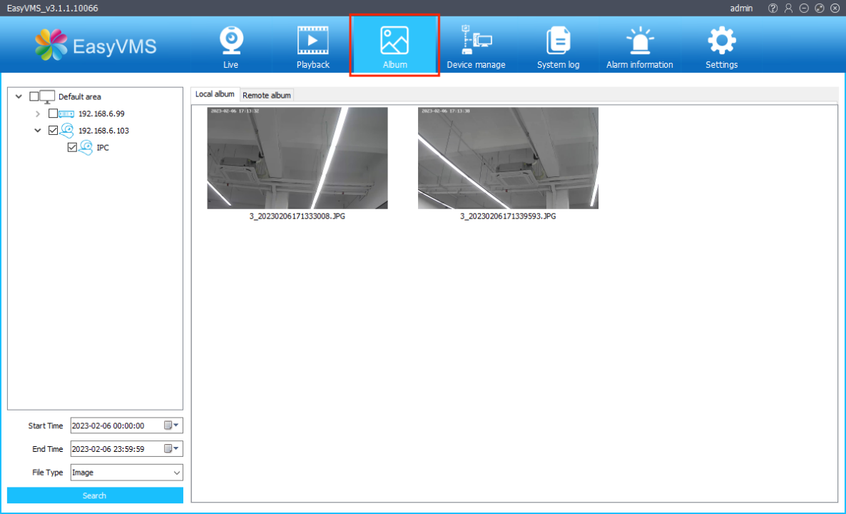 Electronic photo album