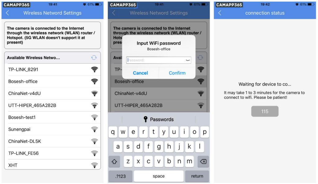 Method 2：add camera by AP Hotspot