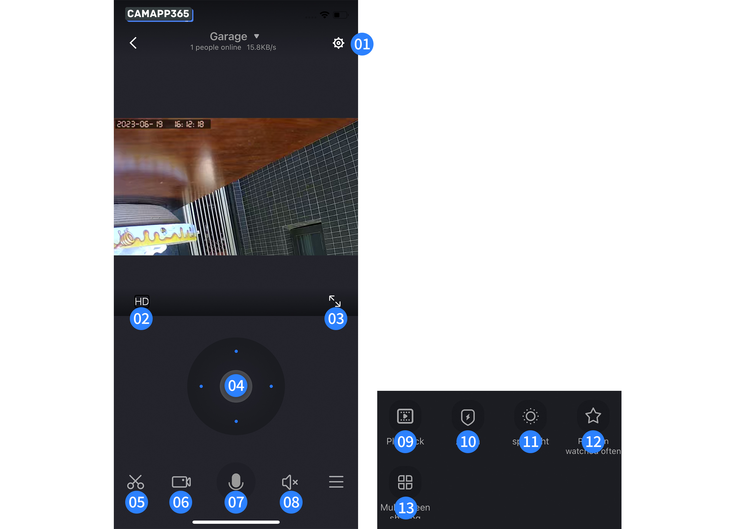 YOOSEE APP interface description