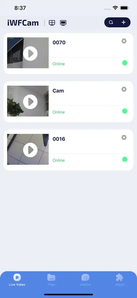 iWFCam app