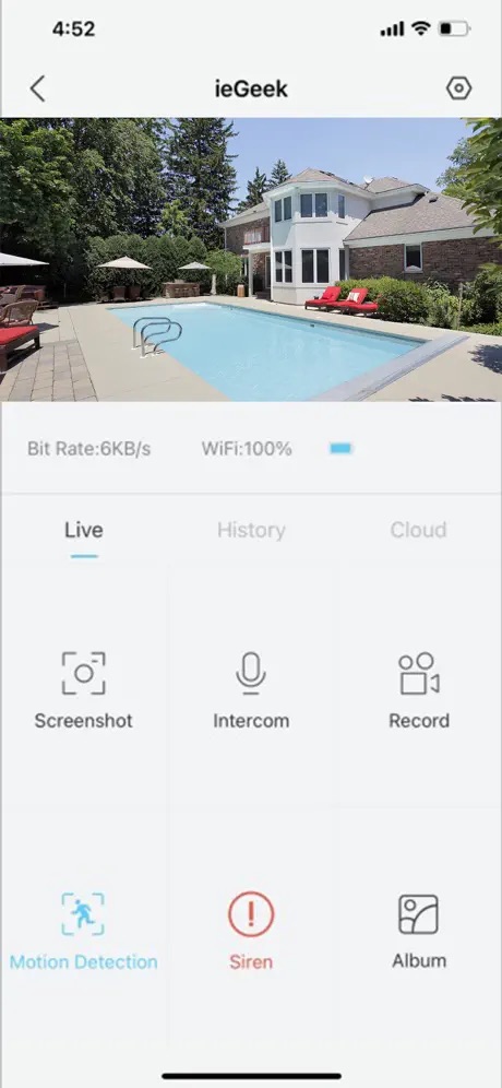 ieGeek Cam app
