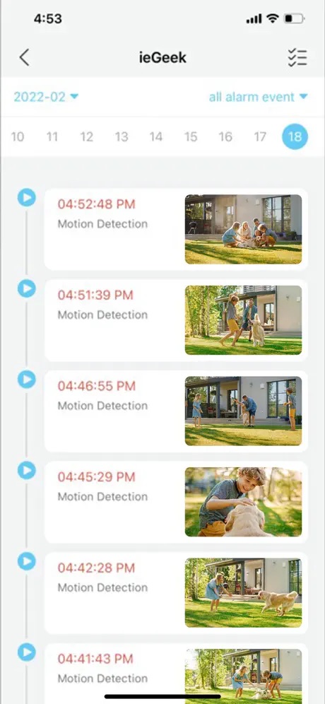 ieGeek Cam app