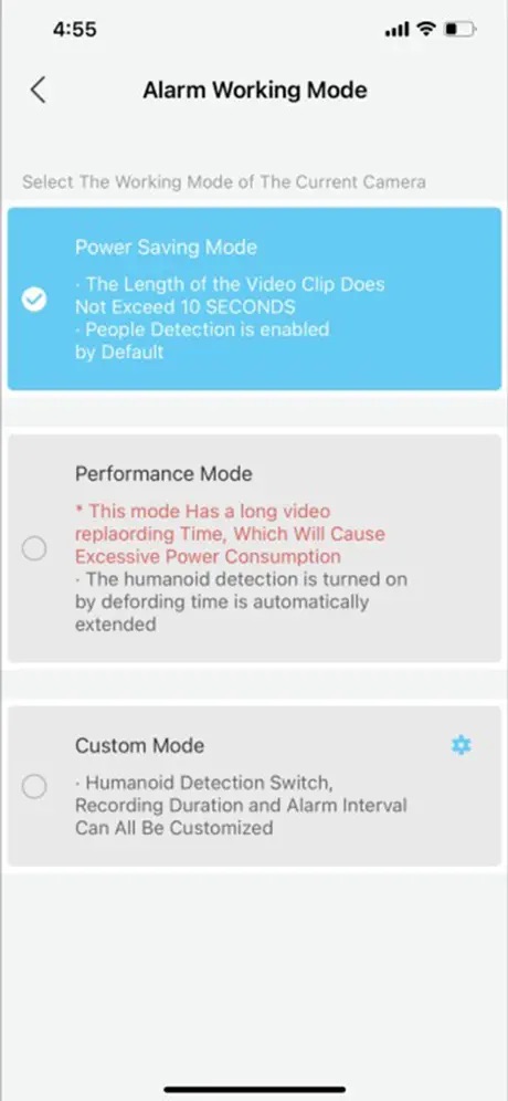 ieGeek Cam app