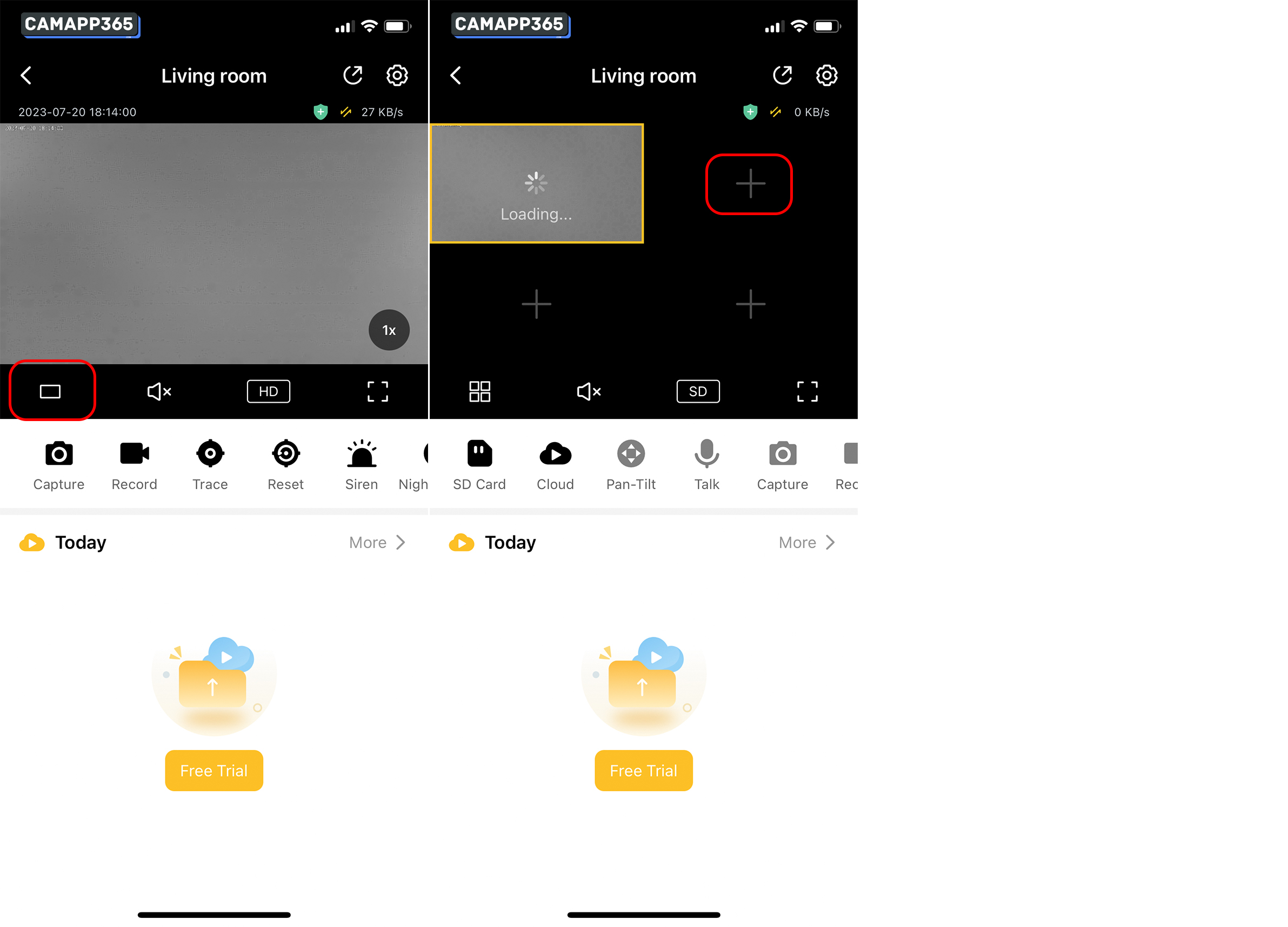 How can I see multiple IPC360 Home cameras at once?