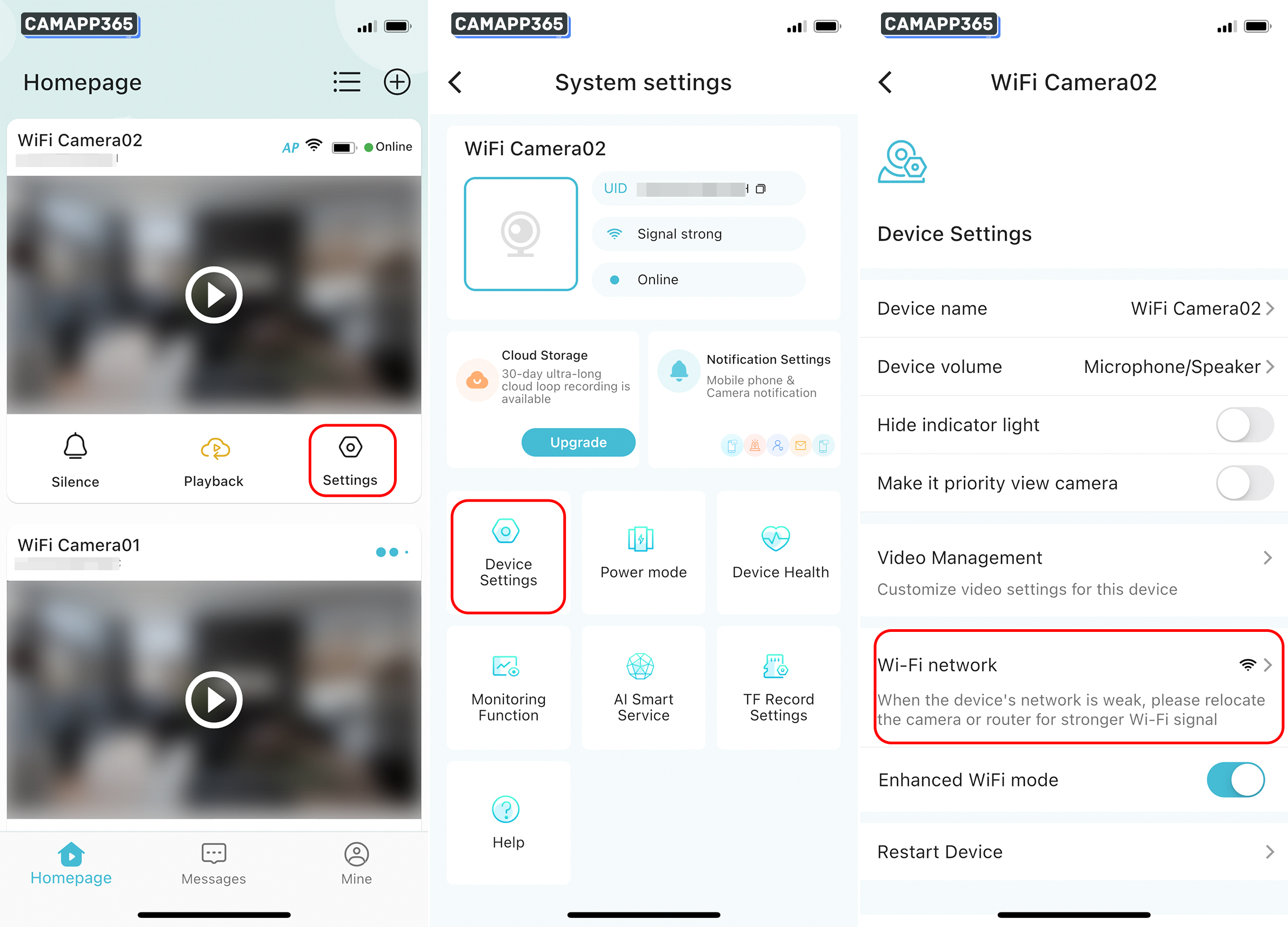 AP Mode Connecting O-KAM Pro Camera