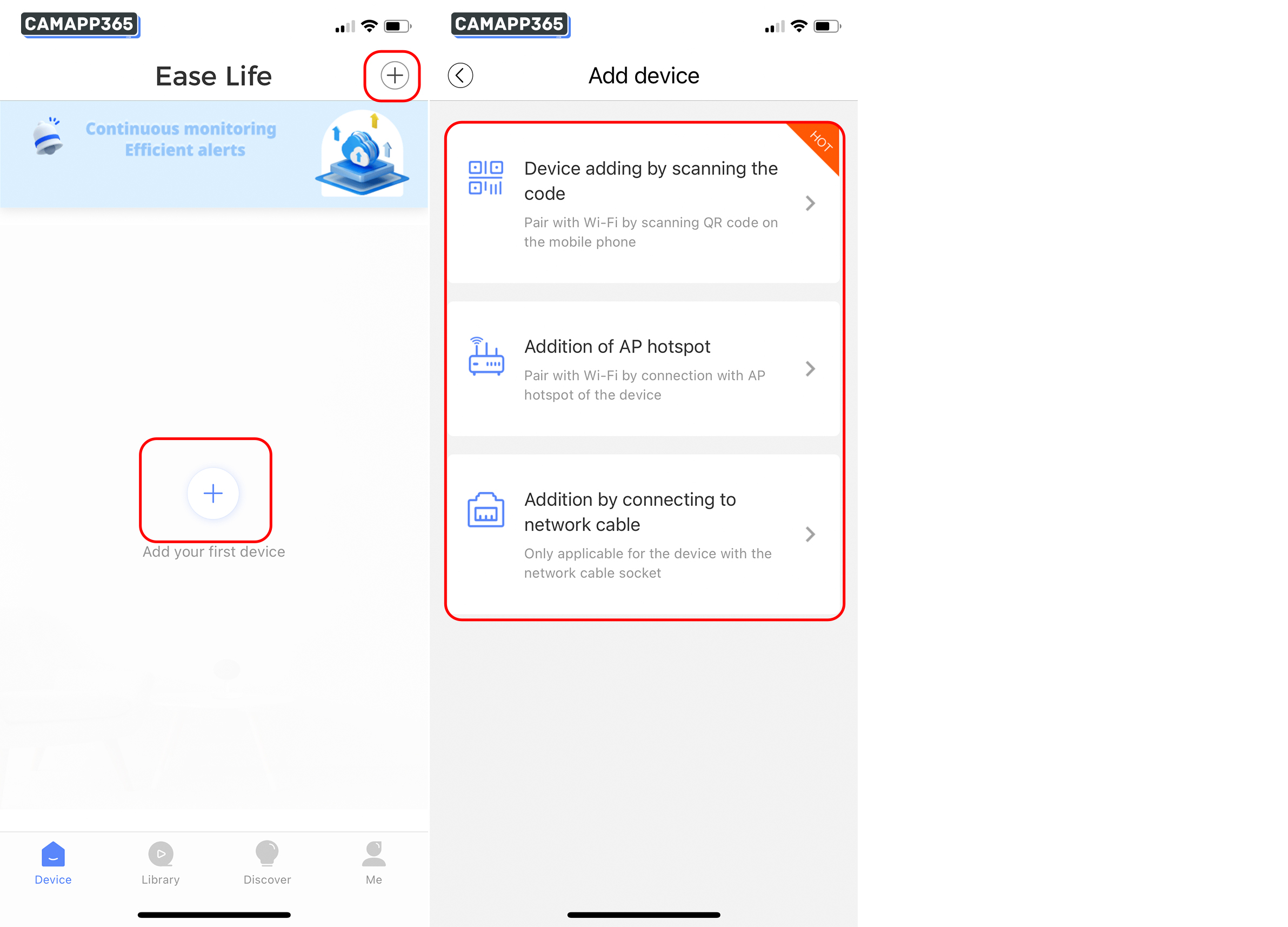 Connect Ease Life Camera To Wifi