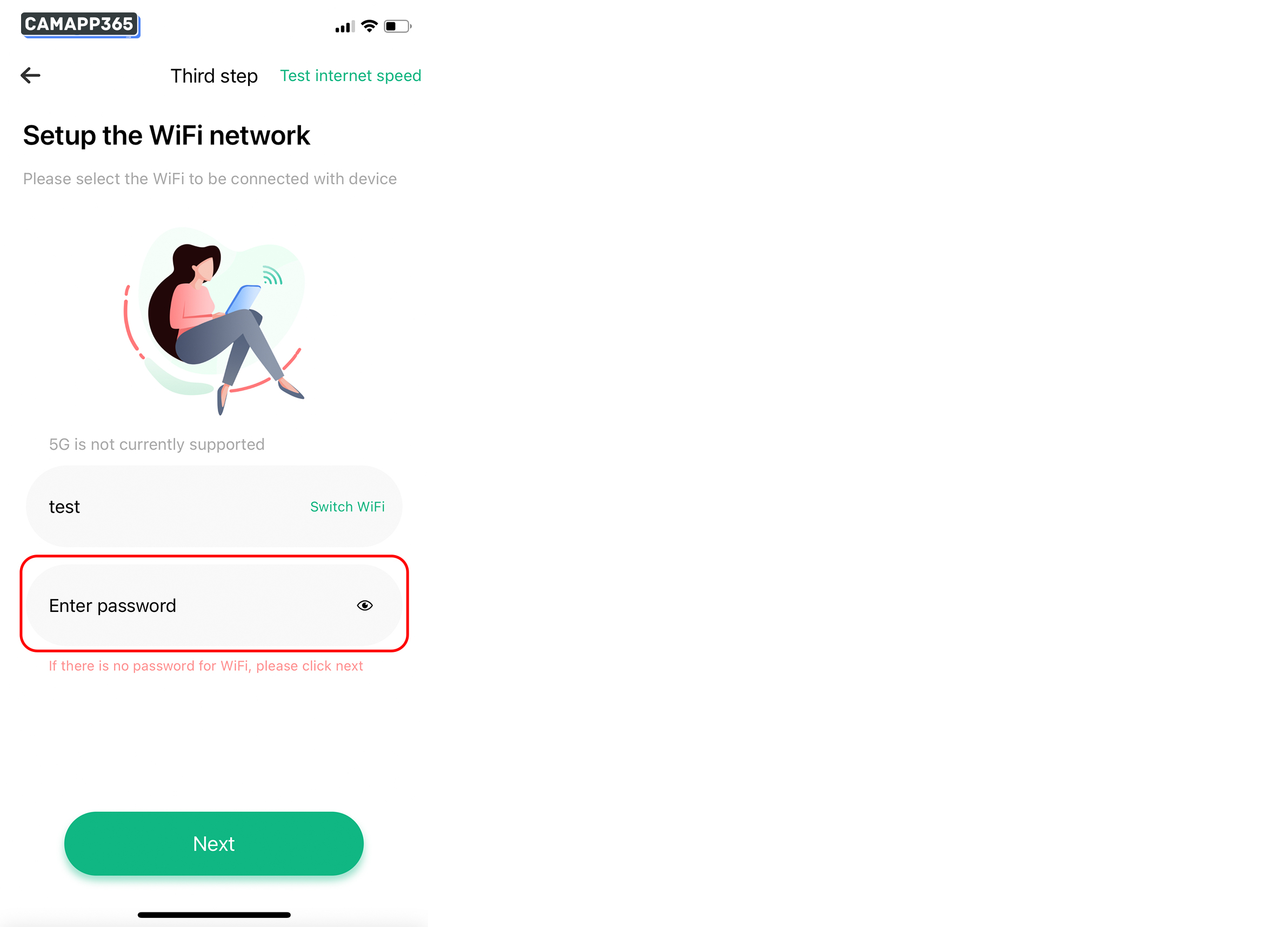 Connect Wifi Camera - Connect NIVIEW Camera