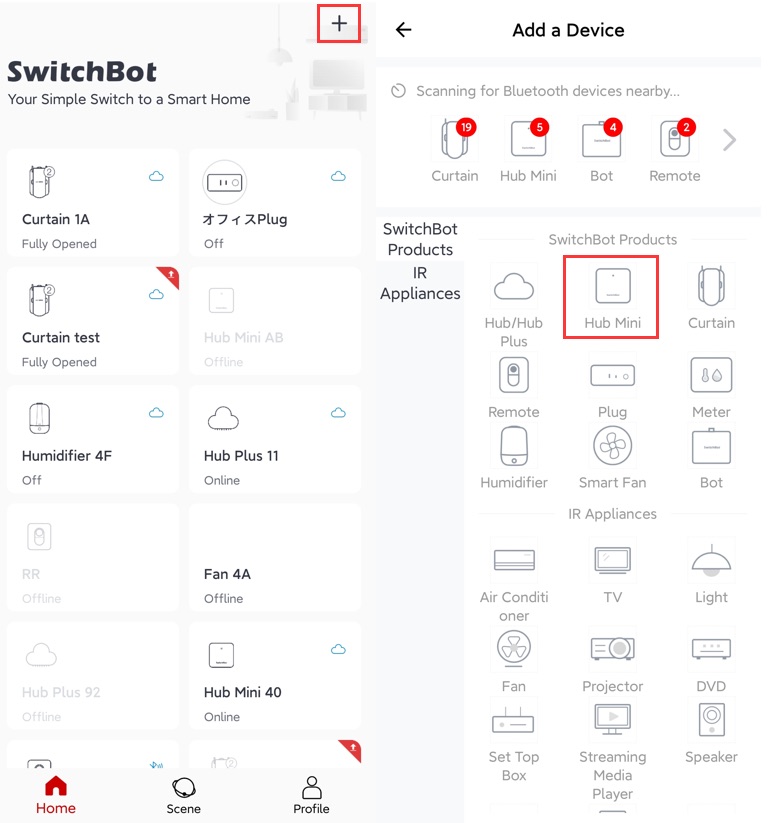 Connect SwitchBot Hub to wifi